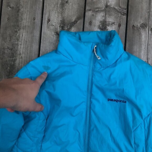 Patagonia Micro Puff Jacket Large Blue - Picture 10 of 13